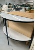 Gaius Semi Curved Console Table W100